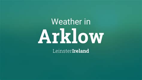 bbc weather arklow